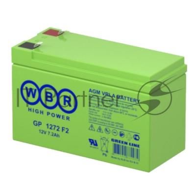Дубль артикула 10137893 Батарея WBR GP1272 (12V 7.2Ah) F2