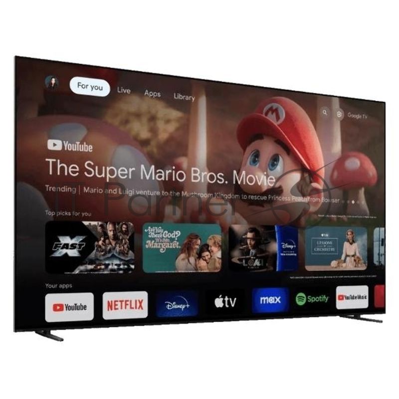 Телевизор Sony 55" K-55XR80 черный OLED UHD 120Hz Smart