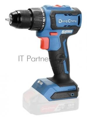 Дрель-шуруповерт DongCheng DCJZ2040, 20 В, 0 Ач, 45 Нм, бесщеточный