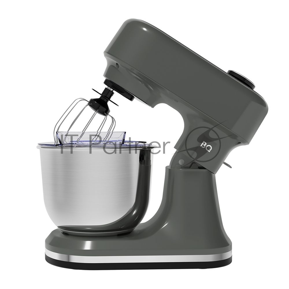 Миксер BQ PM1001 серый, стационарный, 2200 Вт, 5 л, 12 скоростей
