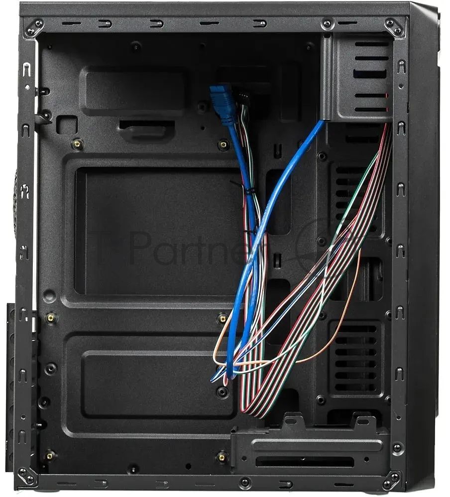 Компьютерный корпус Accord E-01 черный без БП ATX 1x80mm 1x92mm 2x120mm 2xUSB2.0 1xUSB3.0 audio