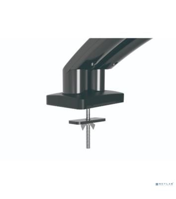 Настольное крепление Wize WDA2-32 для двух мониторов 14"-32", газовая пружина, VESA 75x75, 100x100, черный