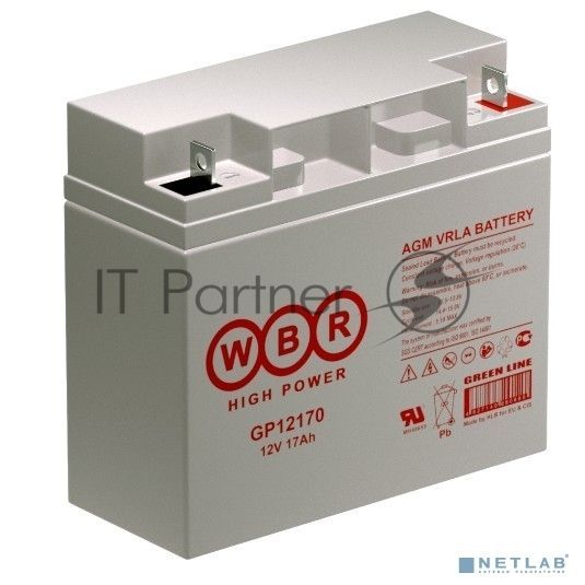 Батарея для ИБП WBR GP 12170 (12V, 17Ah)