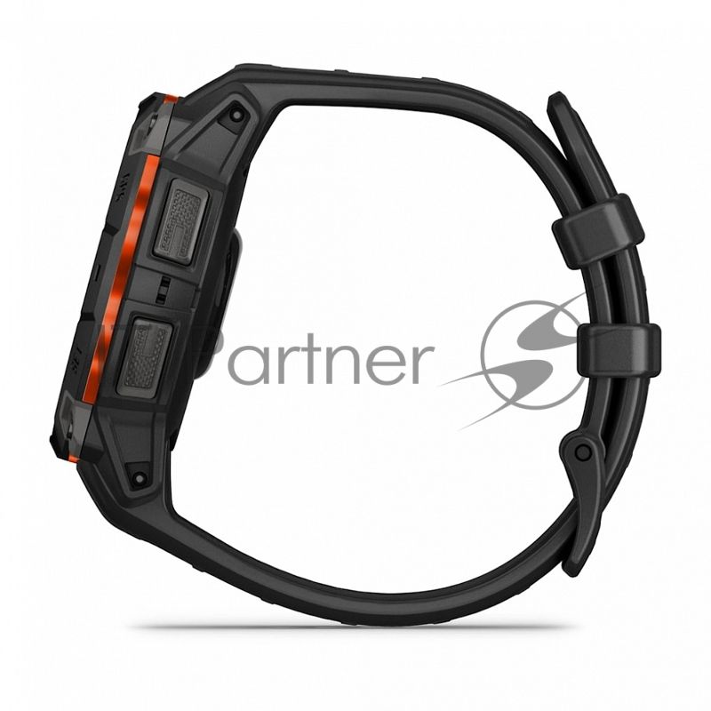 Смарт-часы Garmin Instinct 3 Solar черный, черный ремешок 45мм
