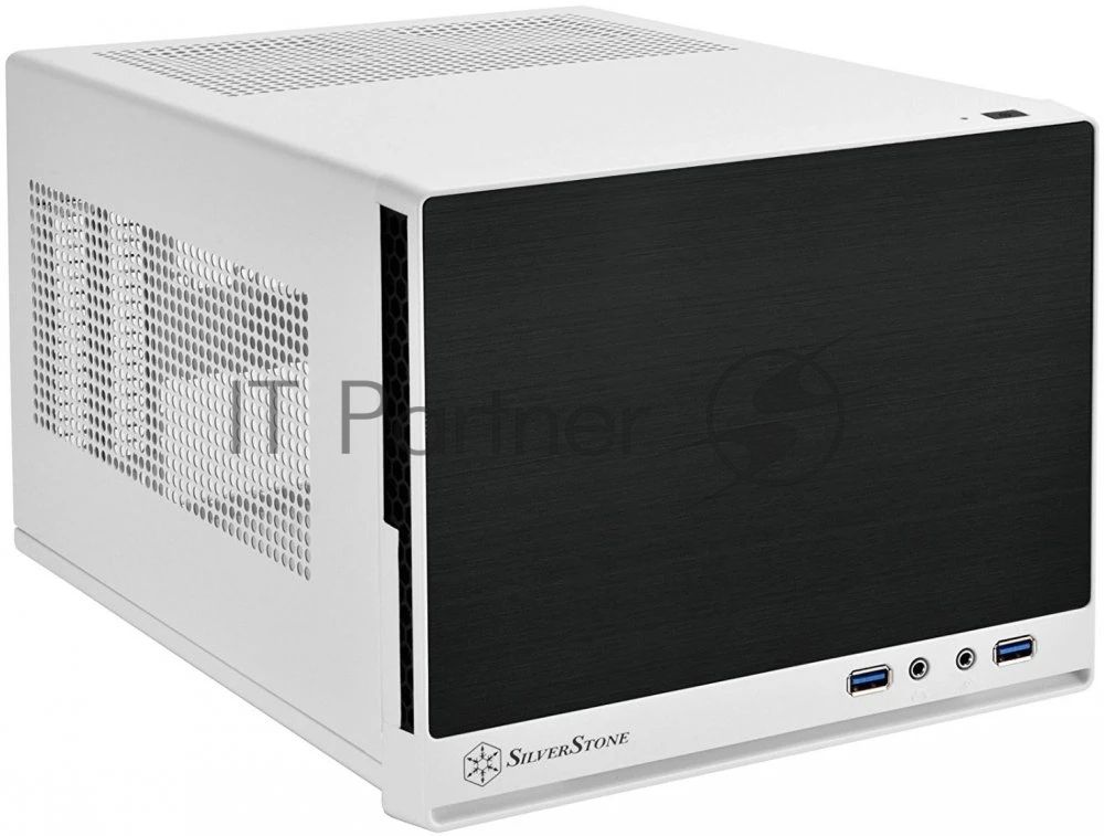 Компьютерный корпус Silverstone Sugo SST-SG13WB-Q , mini-ITX, без БП ( ATX )черно-белый, передняя панель из пластика