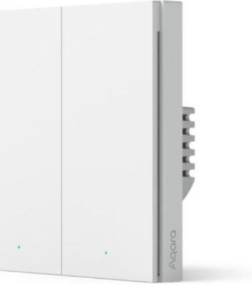 Выключатель умный двухклавишный Aqara Smart Wall Switch H1 (WS-EUK02)