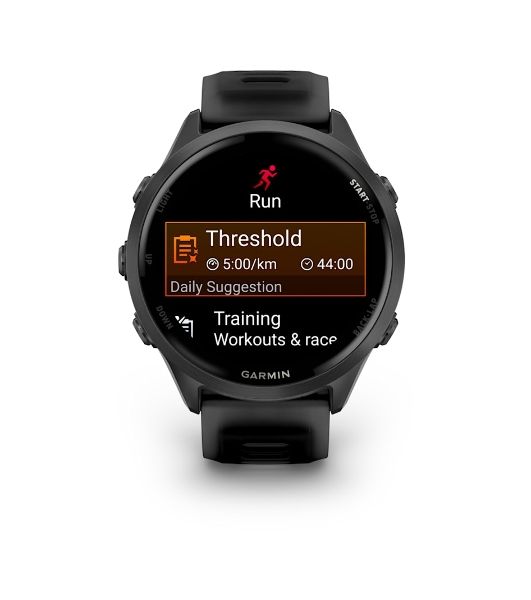 Умные часы Garmin Forerunner 570, 1.4" AMOLED, Wi-Fi, Bluetooth, NFC, 50м, черный / темно-серый