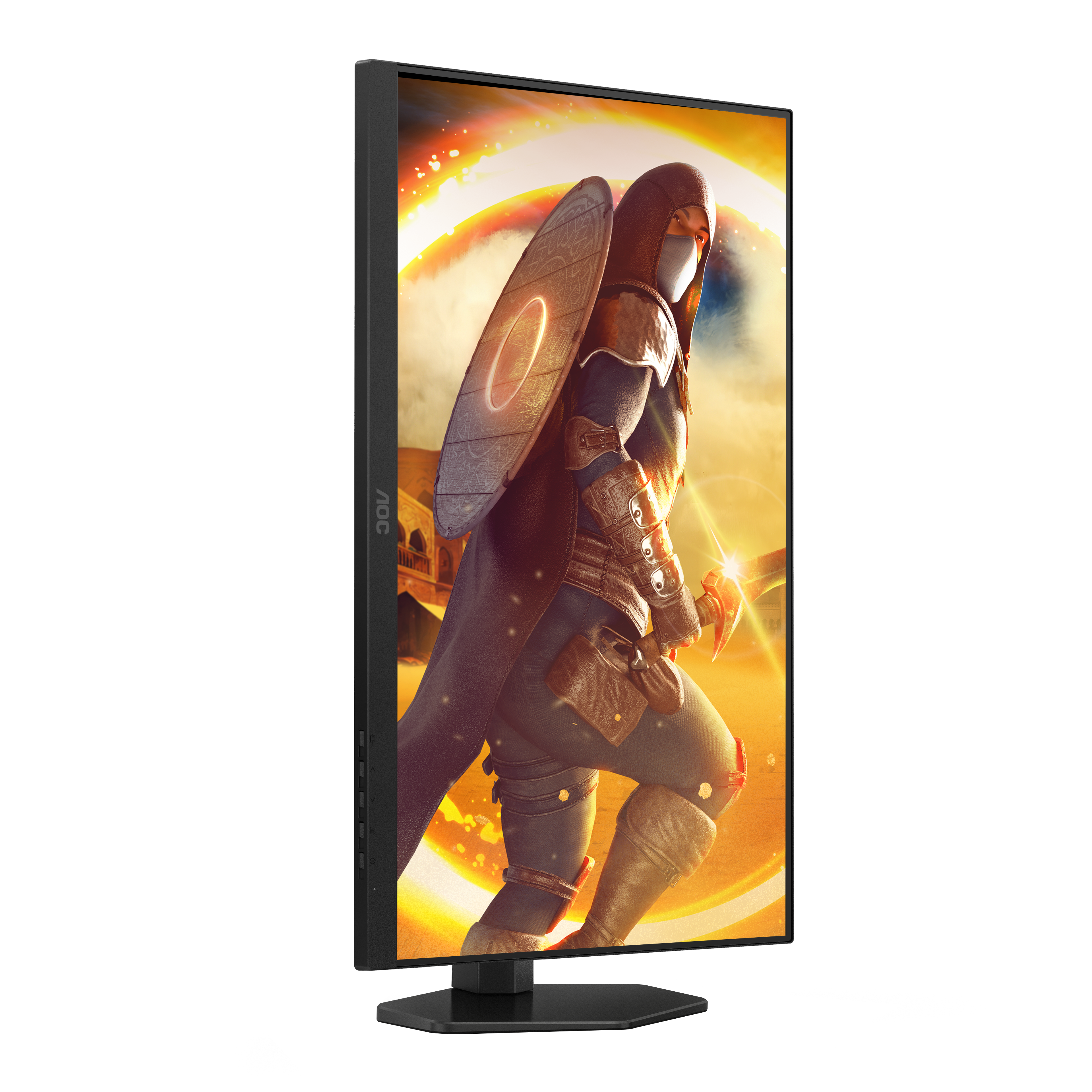 Монитор 27" AOC Q27G4XF Fast IPS 2560x1440, 180 Гц, 0.5 мс, 16:9, 300 кд/м², HDMI 2.0, DP 1.4, 3.5 Jack, HDR10, Adaptive-Sync, черный