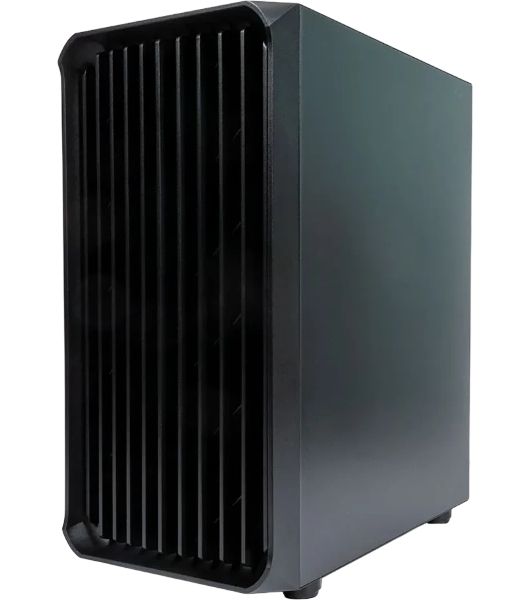 Компьютерный корпус Minitower mATX Eurocase 00-01003411 M205 4ARGb черный без БП закаленное стекло USB 3.0