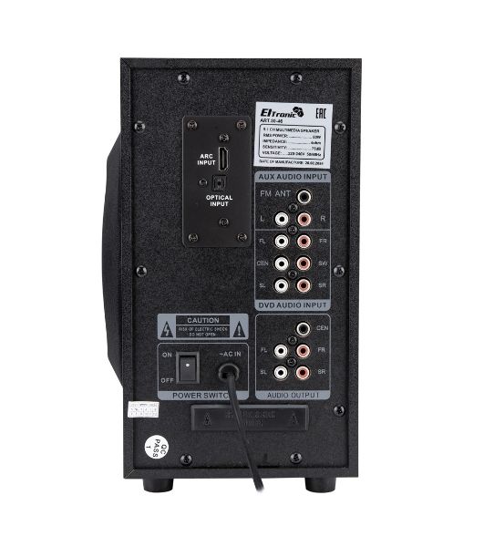 Акустическая система ELTRONIC (30-46) HOME SOUND черный