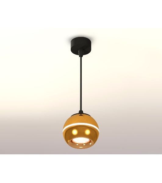 Светильник Ambrella XP1105001 PYG/SBK золото желтое полированное/черный песок MR16 GU5.3 LED 3W 4200K(A2302,C1105,N7014)