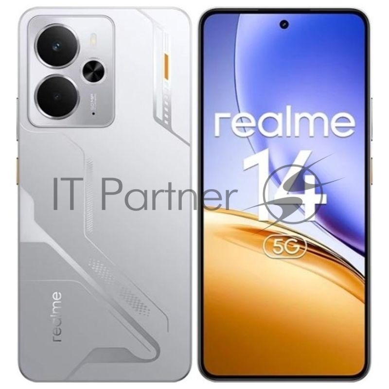 Смартфон Realme 14 5G RMX5070 12/256Gb серебристый