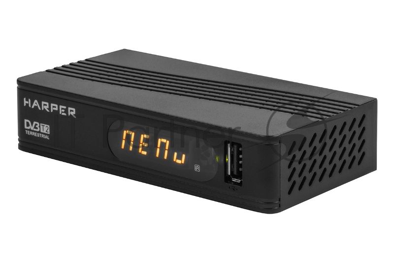 Ресивер DVB-T2 Harper HDT2-1514,черный