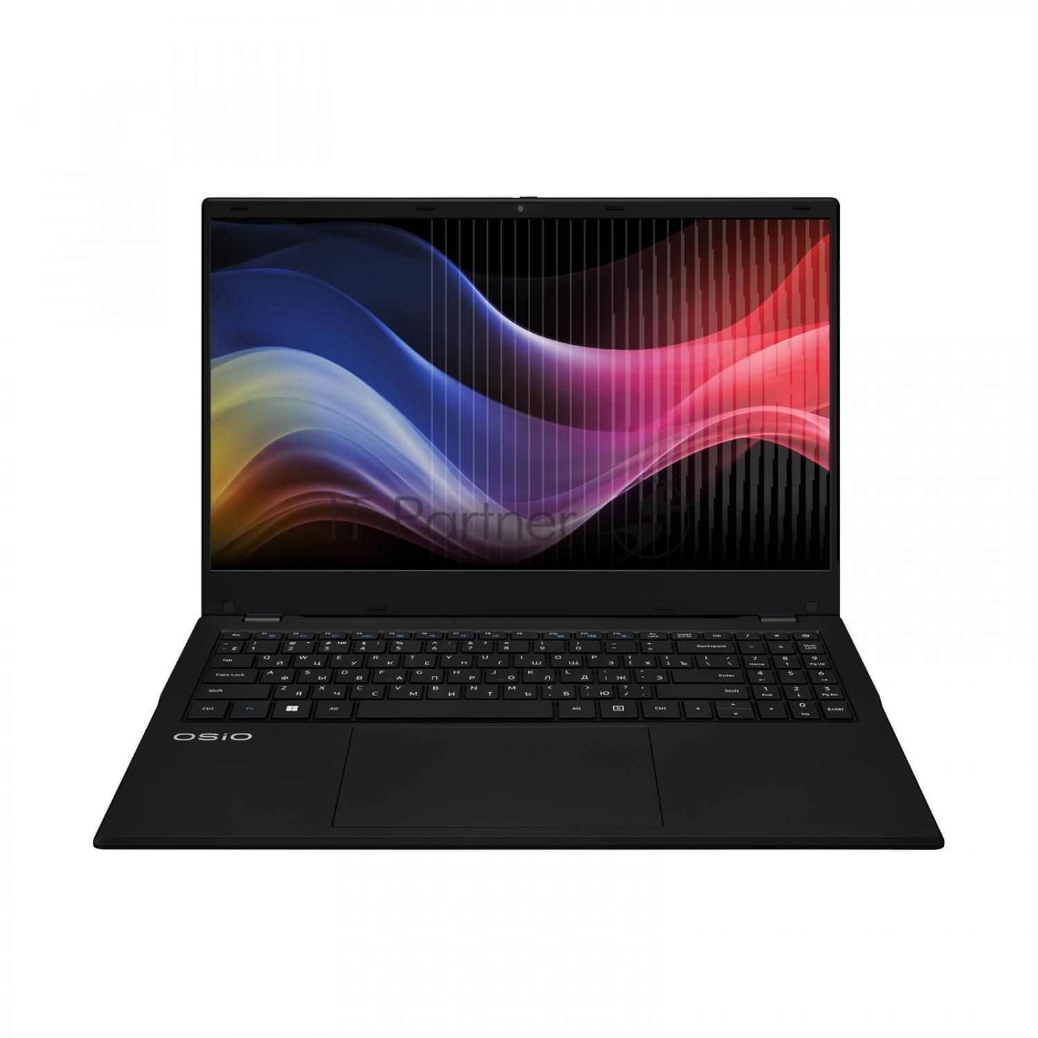 Ноутбук OSIO BaseLine B150i-012b/15.6"/IPS/Intel N100/8192Mb/256Gb SSD/Intel UHD Graphics/noOS/черный/1.76kg