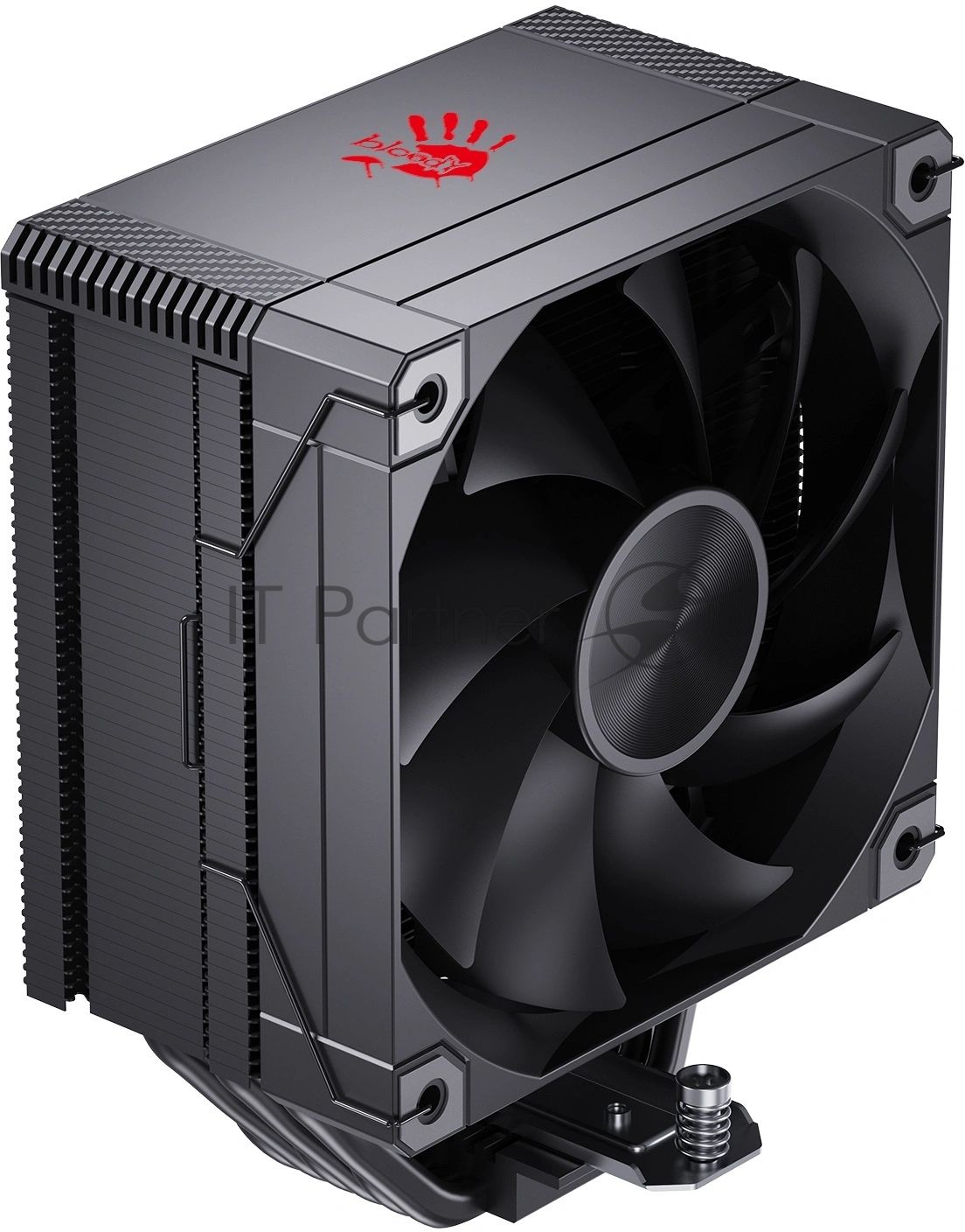Устройство охлаждения(кулер) Bloody AC-12 Soc-AM5/AM4/1200/1700/1851 черный 4-pin 14-26dB Al+Cu 230W 582gr Ret (AC-12-230-BK)