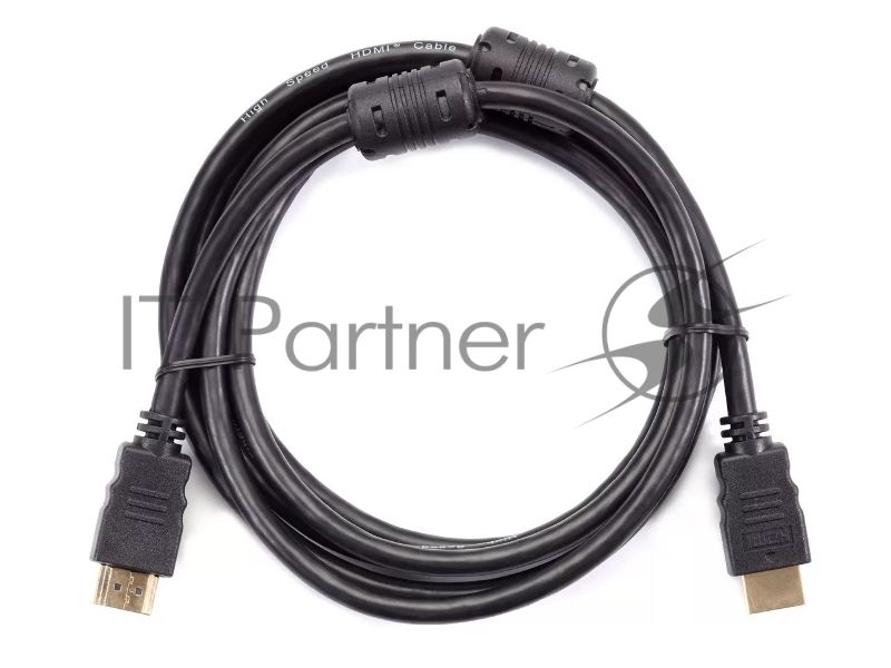Кабель Telecom HDMI-19M --- HDMI-19M ver 2.0+3D/Ethernet,2 фильтра 2m TCG200F-2M