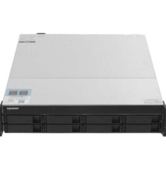 Сетевое хранилище без дисков SMB QNAP TS-832PXU-RP-4G 8-Bay 2U rackmount NAS, AL324 quad-core 1.7 GHz, 1x4Gb DDR4 RAM (max 1x16Gb), SATA 6Gb/s, 2x 10GbE SFP+ LAN, 2x 2.5 GbE LAN, 2xPSU. W/o RAIL-B02