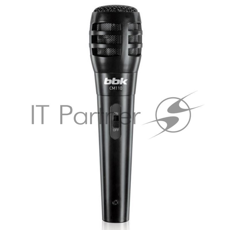 Микрофон BBK CM110 черный 2.5м