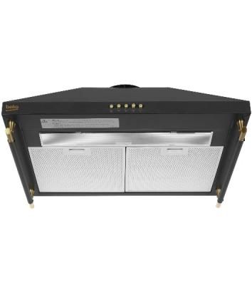 Вытяжка каминная Beko CWB6410AR чёрный, 60 см, 460 м³/ч, 62 дБ