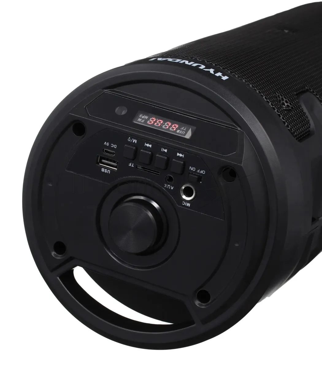 Минисистема Hyundai H-MC160 черный 50Вт/FM/USB/BT/SD/MMC