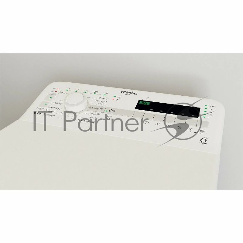 Стиральная машина Whirlpool TDLR 6240SS белый, загрузка вертикальная 6 кг, 1200 об/мин., класс: C