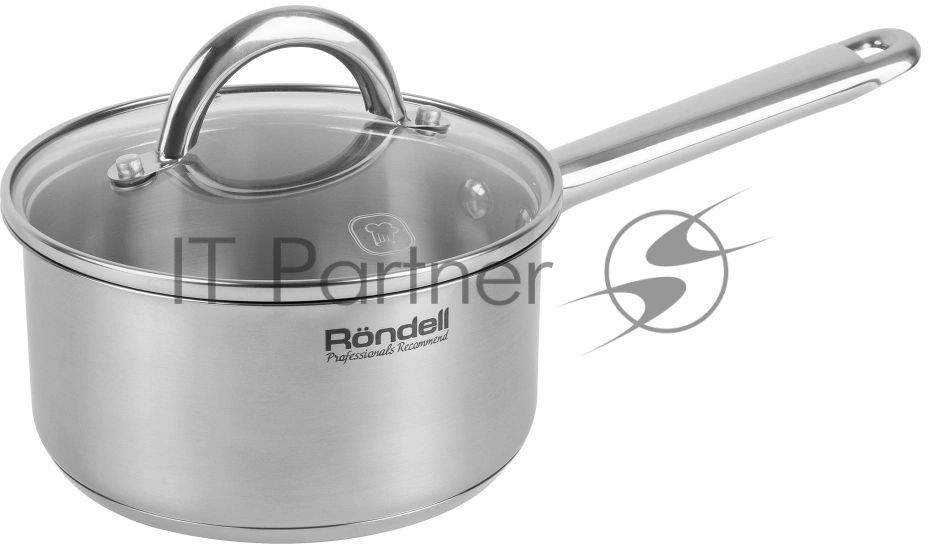 Ковш Rondell Point RDS-1309 1.4 л. d=16 см (с крышкой) стальной