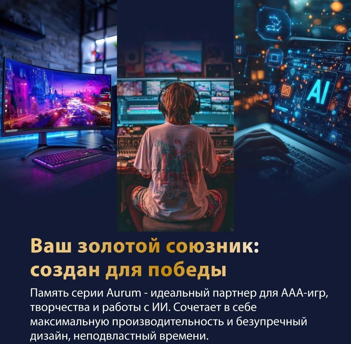 Оперативная память Patriot Viper Xtreme 5 Aurum, DDR5, 32GB (2x16GB), 8000 MHz, CL38, с радиатором, золотистый
