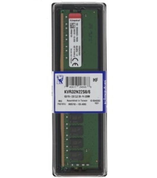 Память оперативная Kingston 8GB DDR4 3200MHz DIMM Non-ECC CL22 OEM