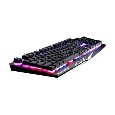 Mad Catz S.T.R.I.K.E. 2 [БЕЗ РУССКОЙ РАСКЛАДКИ] ENGLISH KEYBOARD LETTERS ONLY Игровая клавиатура чёрная (мембрана, RGB подсветка, аллюминиевая рама, USB)