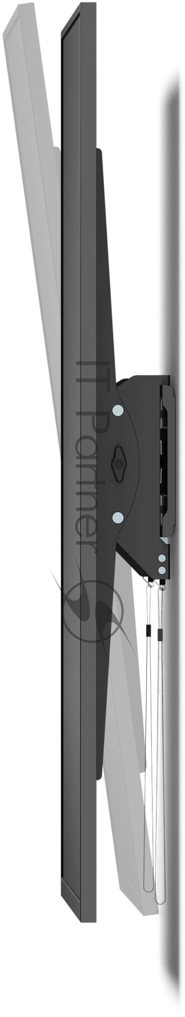 Кронштейн для телевизора Ultramounts UM850T черный 43"-100" макс.75кг настенный наклон
