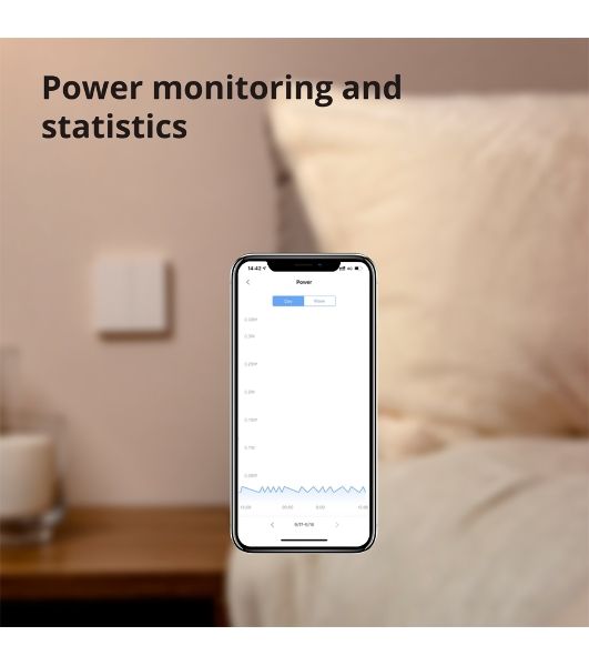 Выключатель умный Aqara Smart wall switch H1 (with neutral, double rocker) WS-EUK04