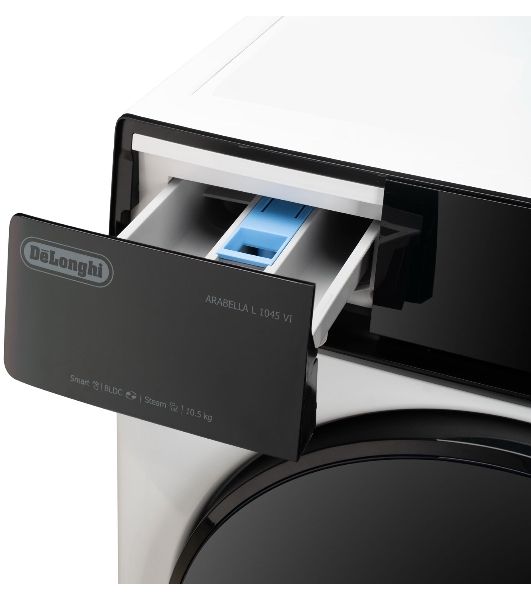Стиральная машина Delonghi ARABELLA L 1045 VI белый, загрузка фронтальная 10.5 кг, 1400 об/мин, класс A+++