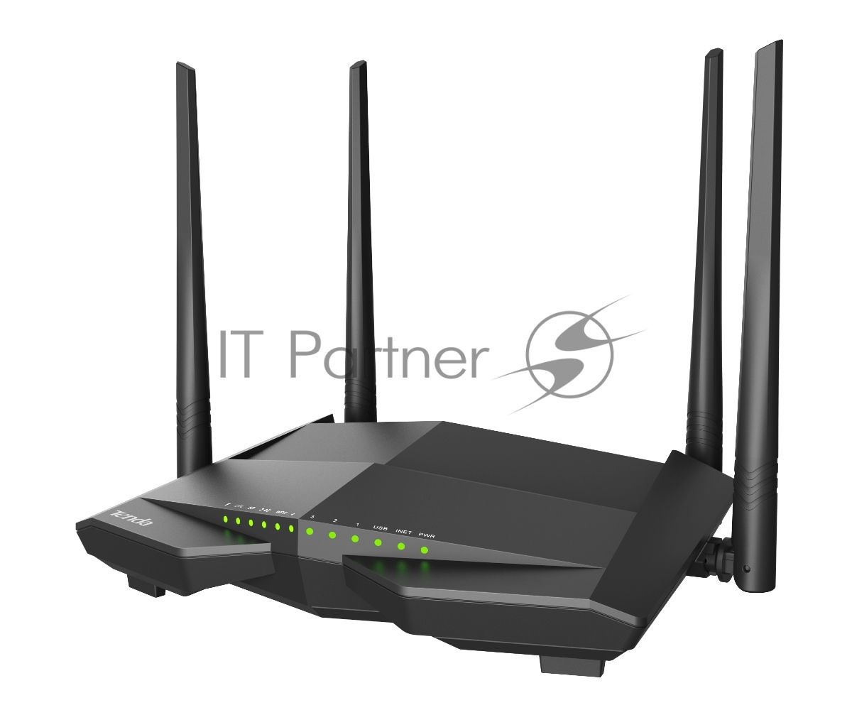 Двухдиапазонный Wi-Fi гигабитный VDSL/ADSL модем-маршрутизатор AX1500, 2,4/5 ГГц, до 1501 Мбит/с Tenda V15