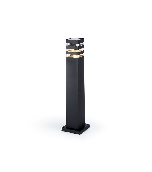 Светильник Ambrella light ST2582 BK/CL черный/прозрачный IP54 E27 max 40W 90*90*630