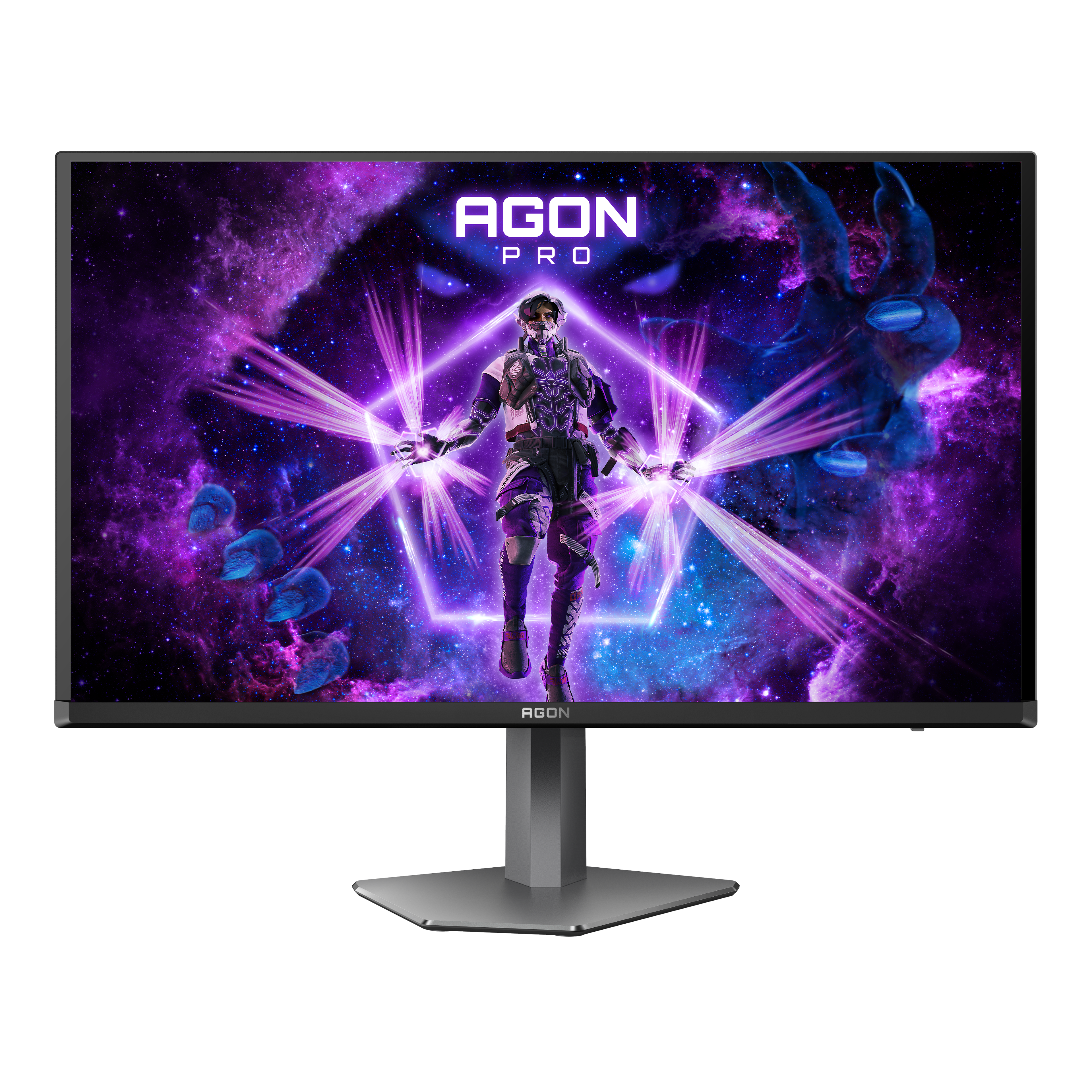 Монитор 26.5" AOC AGON AG276QKD2 QD-OLED 2560x1440, 500 Гц, 0.03 мс, 16:9, 1000 кд/м² (пиковая), DisplayHDR True Black 500, 2×HDMI 2.1, DP 2.1, USB Hub (2×USB-A 3.2 Gen1), 3.5 Jack, динамики (2×5 Вт), Adaptive-Sync, антибликовое покрытие, черно-серый