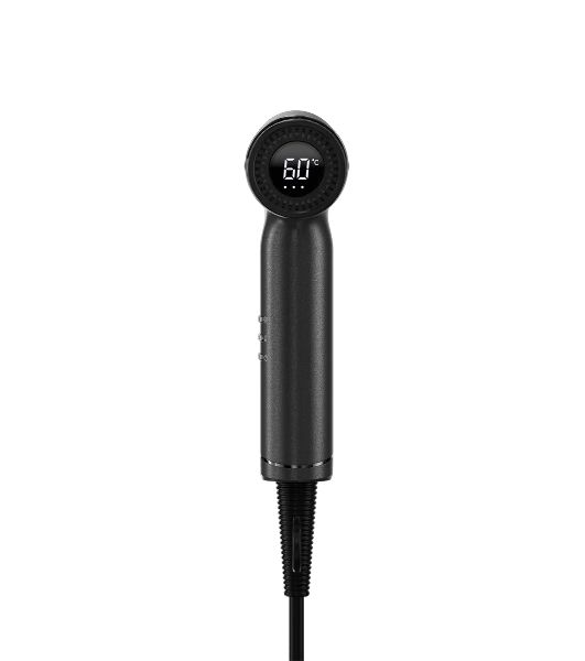 Фен Atvel AirJet HD6 серый, 1200 Вт, компактный, ионизация