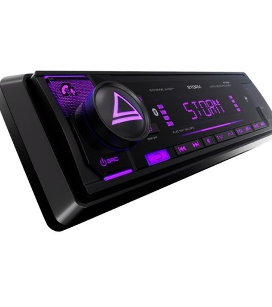 Автомагнитола AURA STORM-677DSP, 1 DIN, Bluetooth, USB Type-A, AUX, пульт ДУ