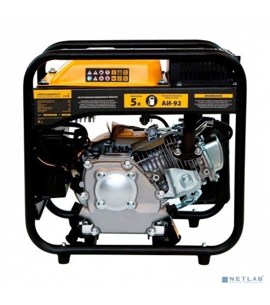 Электрогенератор бензиновый инверторный Denzel GT-2500iF, 2.5 кВт, 96 дБ, 26 кг
