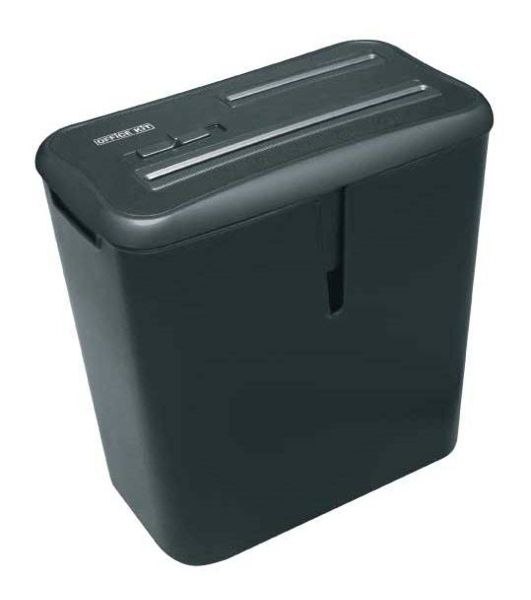Шредер Office Kit S30 (секр.P-4)/фрагменты/6лист./14лтр./скобы/пл.карты/CD