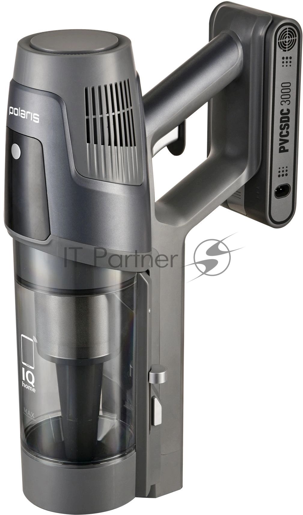 Пылесос Polaris IQ Home PVCSDC 3000 800Вт серый (в компл.:3мешка)