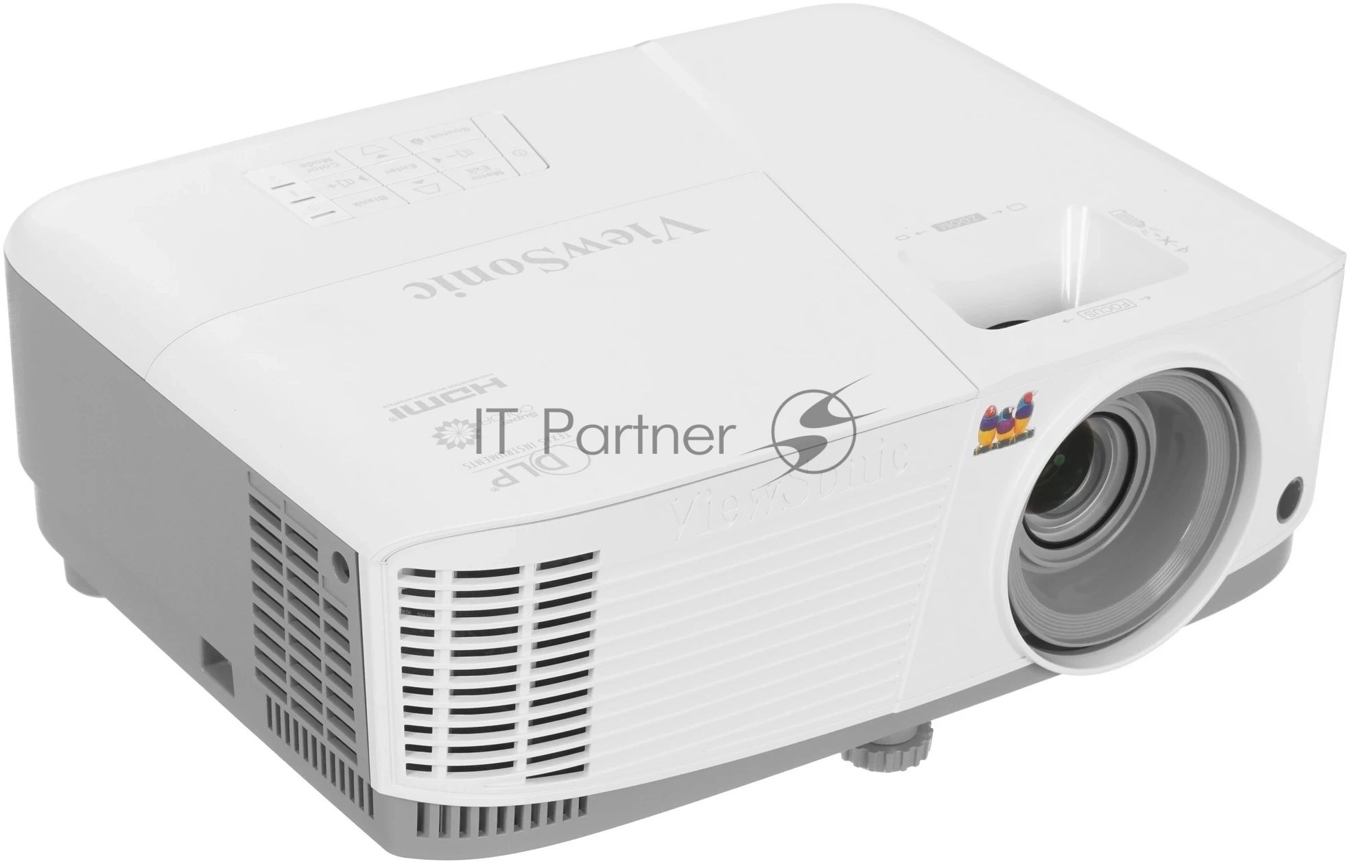 Проектор ViewSonic PA503XP (DLP, XGA 1024x768, 3600Lm, 22000:1, 2xHDMI, 1x2W speaker, 3D Ready, lamp 15000hrs, White, 2.2kg)