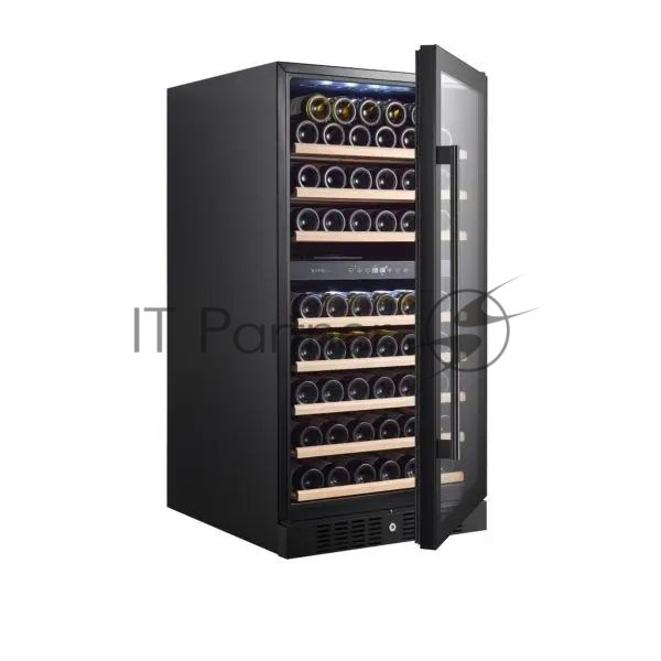 Винный шкаф Temptech CL120DB черный, 261 л, 2 отсека, 94 бут., класс G
