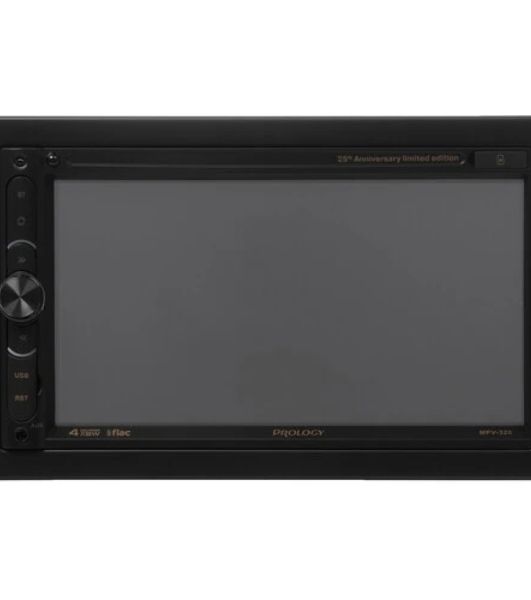 Автомагнитола Prology MPV-320, 2 DIN, 6.9", Bluetooth, USB Type-A, AUX, пульт ДУ