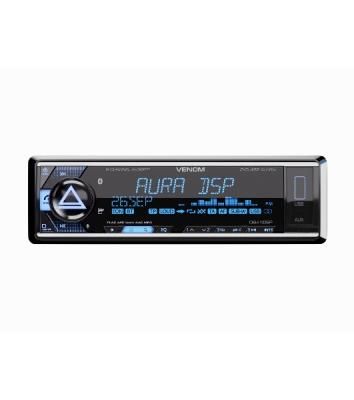 Автомагнитола AURA VENOM-D641DSP, 1 DIN, Bluetooth, USB Type-A, AUX, пульт ДУ