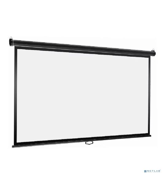 Настенный экран Lumien LEP-100130 Eco Picture 157х227см (рабочая область 124х221 см) (100") Matte White верх.кайма 30 см, восьмигранный корпус, возможность потолочн./настенного крепления, 16:9, корпус черного цвета (треугольная упаковка)