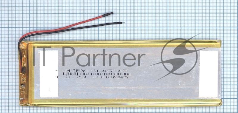Аккумулятор Li-Pol (батарея) 4x45x143мм 2pin 3.7V/3000mAh