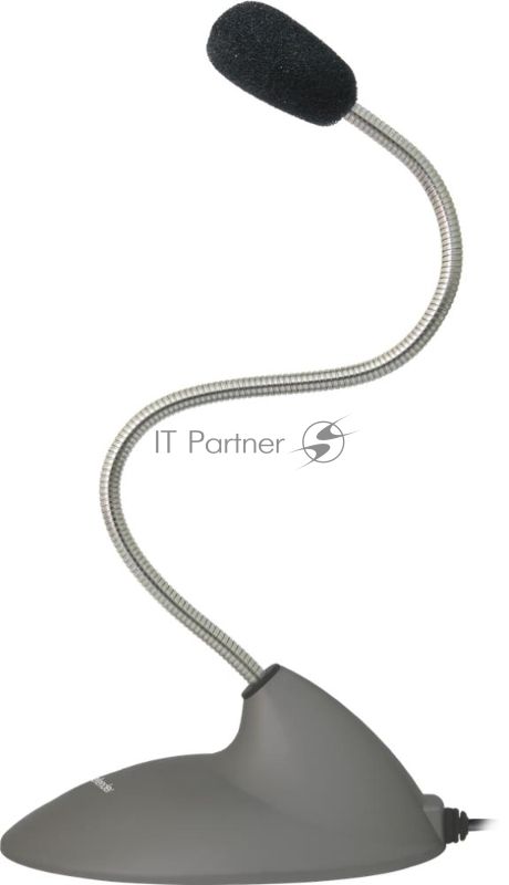 Микрофон компьютерный Defender MIC-111, серый, кабель 1,5 м