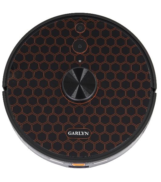 Робот-пылесос Garlyn SR-550 черный/оранжевый, 3200 мА*ч Li-Ion, уборка сухая/влажная, пылесборник контейнер 0.32 л