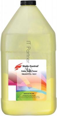 Тонер Static Control Универсальный для Brother Color, Y, 1 кг, флакон