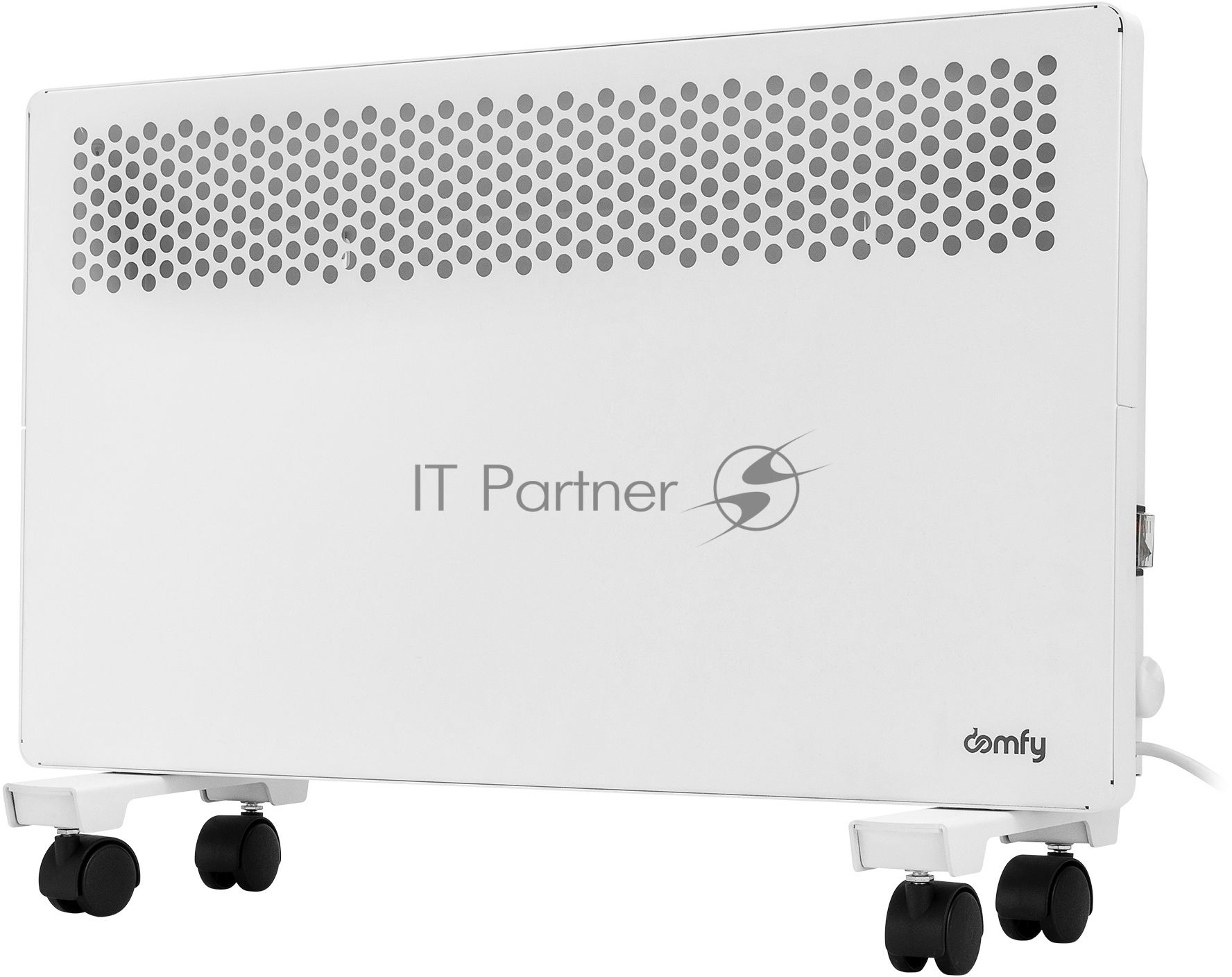 Конвектор Domfy DCW-CH1010 белый, 15 м², 1000 Вт, термостат